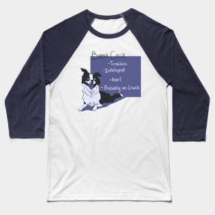 Border Collies on Crack Baseball T-Shirt